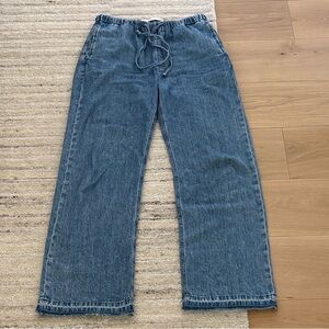 Rag & Bone ultra featherweight wide leg Denim Jeans